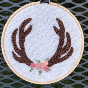 Antler Embroidery